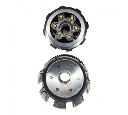 EMBRAGUE COMPLETO 6 DISCOS-  6 RESORTES ZANELLA CUSTOM 150 (NSU)