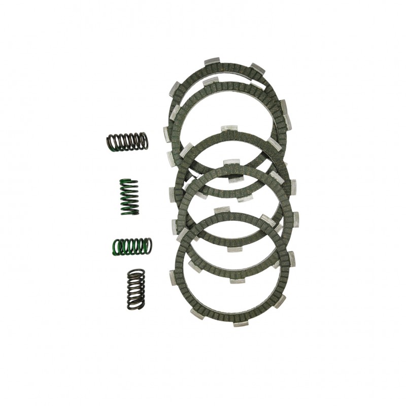 KIT RACING DISCO EMBRAGUE YAMAHA CRYPTON T-110 C- RESORTE (STD)
