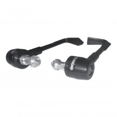 CUBRE MANOS ALUMINIO UNIVERSAL TIPO PISTA NEGRO (KRAFTEK)