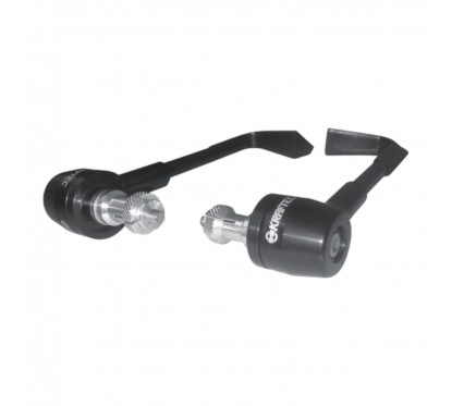 CUBRE MANOS ALUMINIO UNIVERSAL TIPO PISTA NEGRO (KRAFTEK)