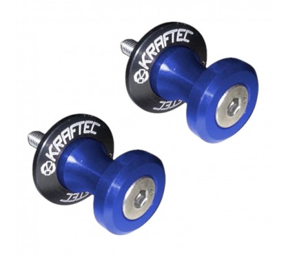 SPOOLS TRAS P- CABALLETE UNIVERSAL ALUMINIO 6x1mm AZUL (KRAFTEK)