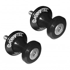 SPOOLS TRAS P- CABALLETE UNIVERSAL ALUMINIO 6x1mm NEGRO(KRAFTEK)