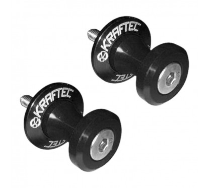 SPOOLS TRAS P- CABALLETE UNIVERSAL ALUMINIO 6x1mm NEGRO(KRAFTEK)