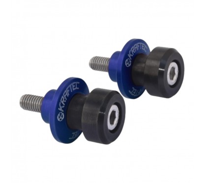 SPOOLS TRAS P- CABALLETE UNIV. ALUMINIO 8x1.25mm AZUL (KRAFTEK)