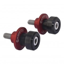 SPOOLS TRAS P- CABALLETE UNIV. ALUMINIO 8x1.25mm ROJO (KRAFTEK)