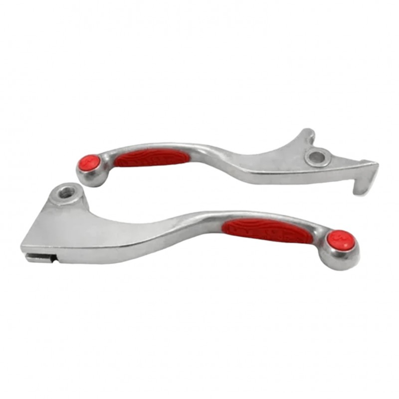 MANIJA FRENO Y EMBRAGUE MOTOMEL SKUA 150 GRIP ROJO (WIRTZ)