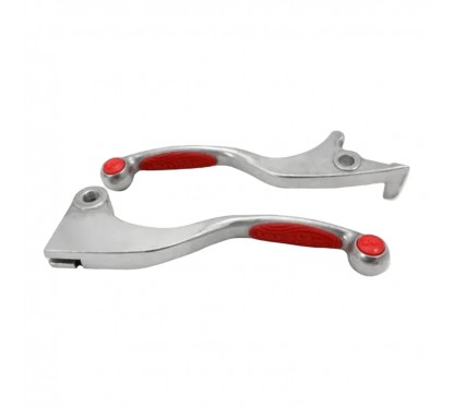 MANIJA FRENO Y EMBRAGUE MOTOMEL SKUA 150 GRIP ROJO (WIRTZ)
