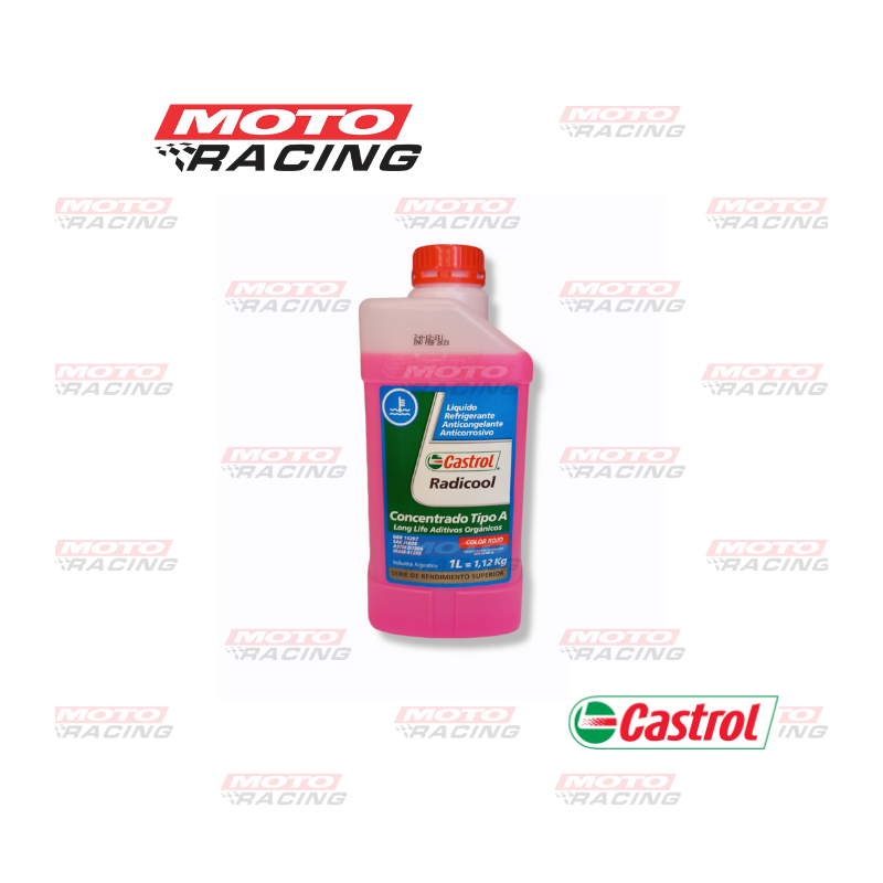 LIQUIDO REFRIGERANTE ANTICONGELANTE CONCENT. RADICOOL ROJO CAST
