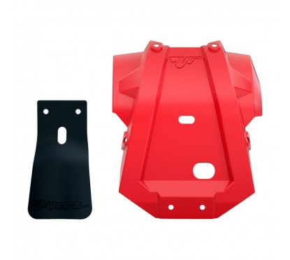 CUBRE CARTER HONDA XR 250 TORNADO C- CUBRE BIELETA ROJO (WIRTZ)
