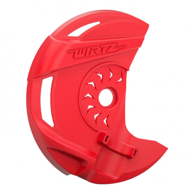 PROTECTOR CUBRE DISCO HONDA XR 250 TORNADO ROJO (WIRTZ)