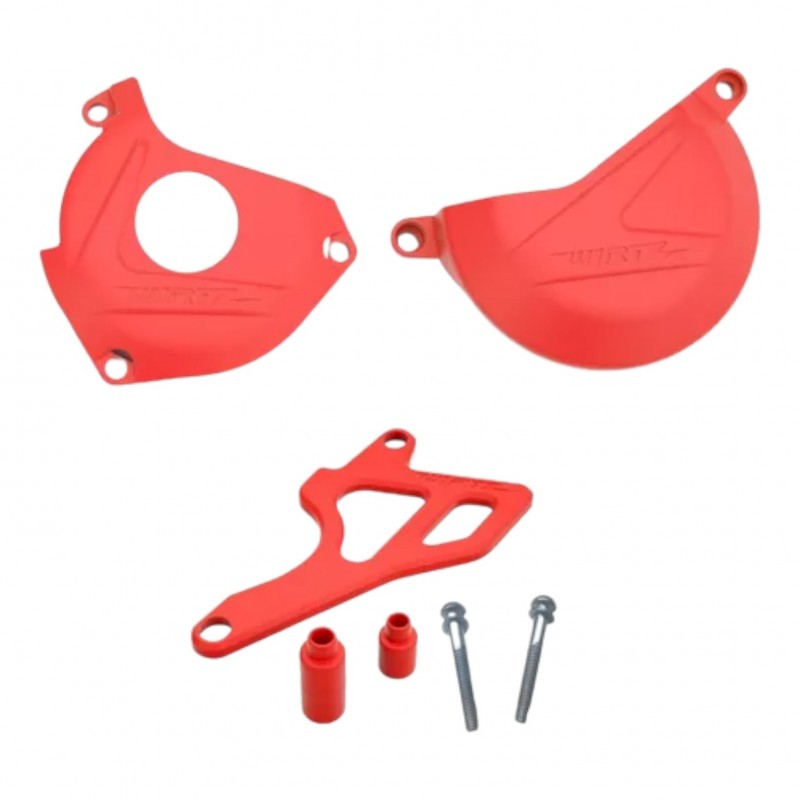 PACK CUBRE TAPA ENC- EMB+PIÑON TORNADO- TWISTER ROJO (WIRTZ)
