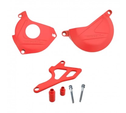PACK CUBRE TAPA ENC- EMB+PIÑON TORNADO- TWISTER ROJO (WIRTZ)