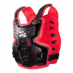 PECHERA ELEVATE NEGRO- INTERIOR ROJO (WIRTZ)