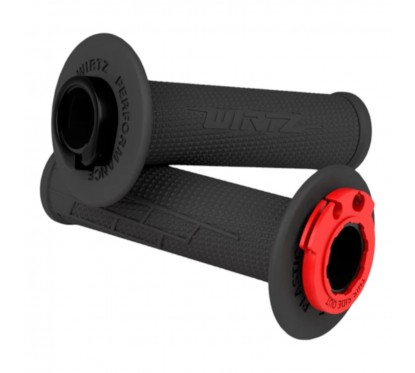 PUÑOS MX2 LOCK-ON HONDA TORNADO- FALCON- CRF230- XRE NEGRO (WIRTZ)