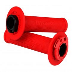 PUÑOS MX2 LOCK-ON HONDA TORNADO- FALCON- CRF230- XRE ROJO (WIRTZ)