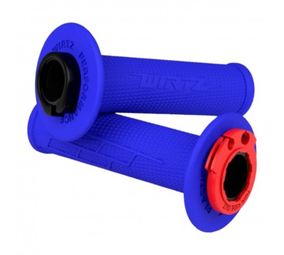 PUÑOS MX2 LOCK-ON HONDA TORNADO- FALCON- CRF230- XRE AZUL (WIRTZ)