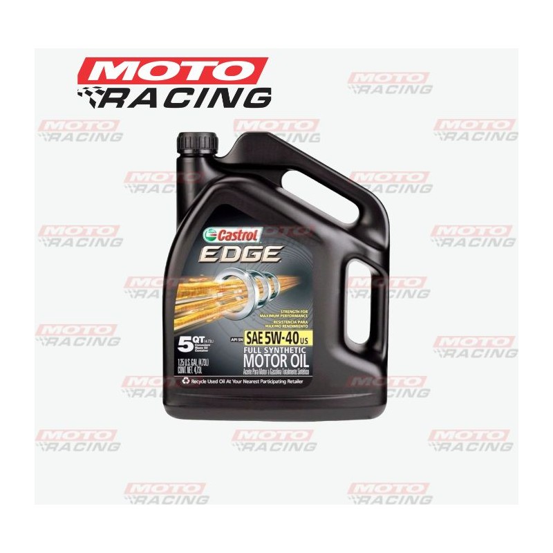 ACEITE EDGE 5W40 100% SINTETICO US 5 QT -  4,73 lts (CASTROL)
