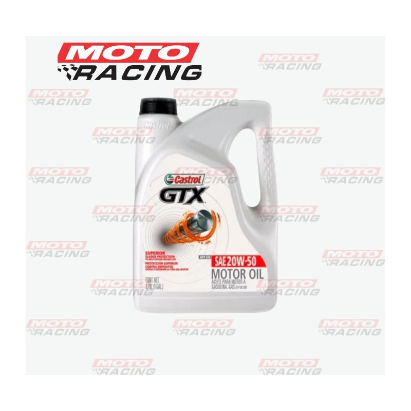 ACEITE GTX MINERAL 20W-50 4T P/4 Lts (CASTROL)