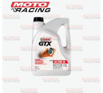 ACEITE GTX MINERAL 20W50 4T P- 4 Lts (CASTROL)