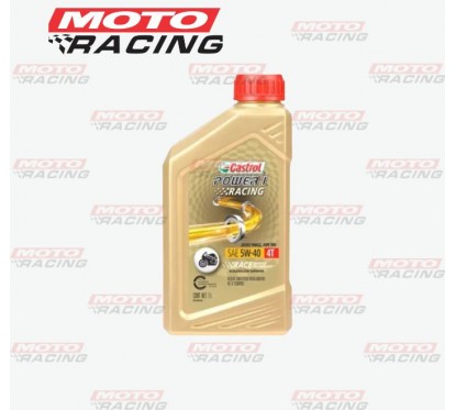 ACEITE POWER 1 RACING 100% SINTETICO 5w40 4T (CASTROL)