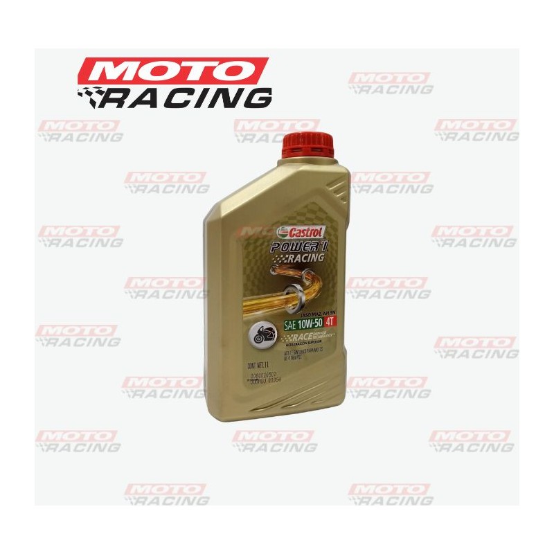 ACEITE POWER 1 RACING 100% SINTETICO 10w50 4T (CASTROL)