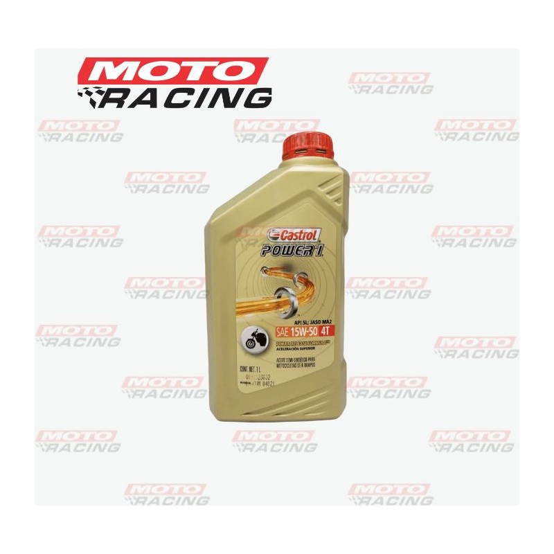 ACEITE POWER 1 SEMI-SINTETICO 15W50 4T (CASTROL)